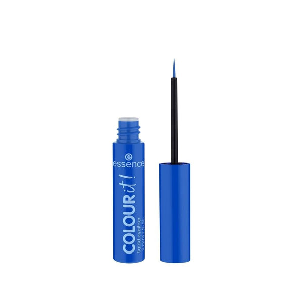 Essence Color It Matte Liquid Eyeliner in Royal Blue - Waterproof with Fine Brush