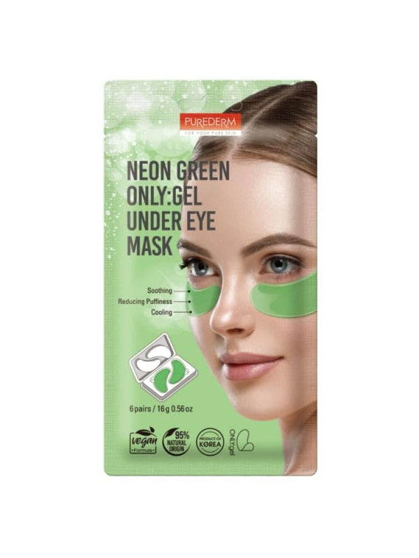 Purederm Aloe Vera Under Eye Gel Mask - 6 Pairs