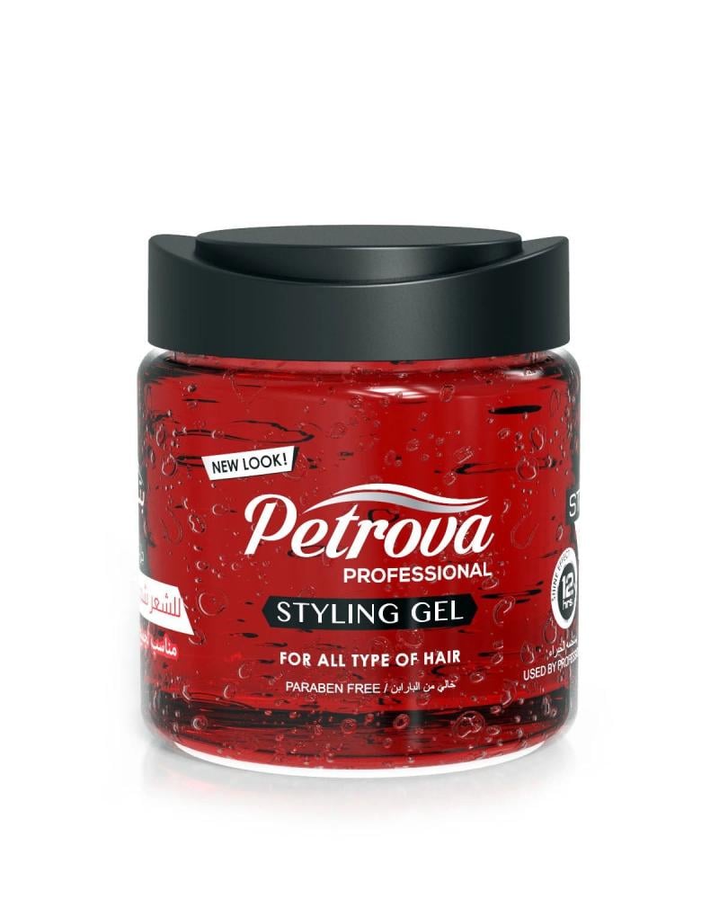 Strong Hold Hair Gel Non-Greasy Styling Formula PETROVA 800ml