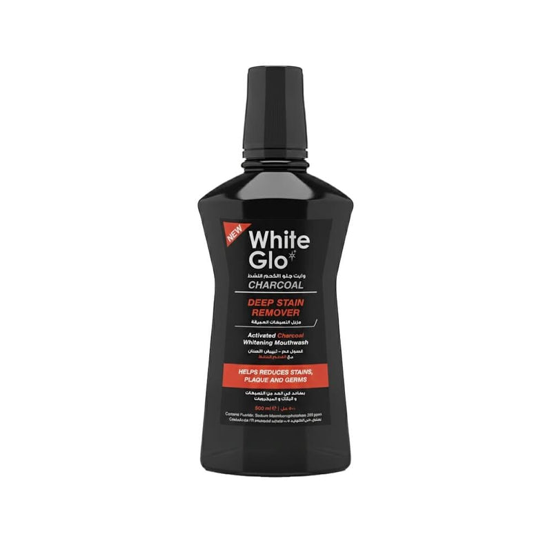 Best Whitening Mouthwash Charcoal Stain Removal White Glo 500ml