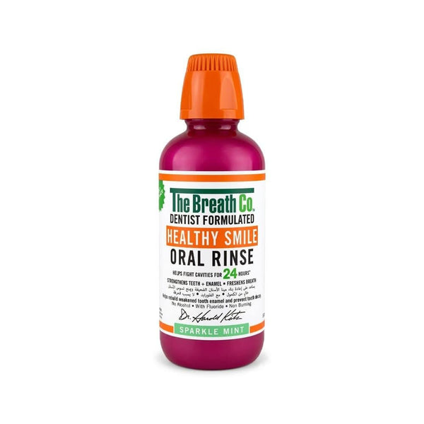 Mouthwash for Bad Breath Sparkling Mint The Breath Co 500ml