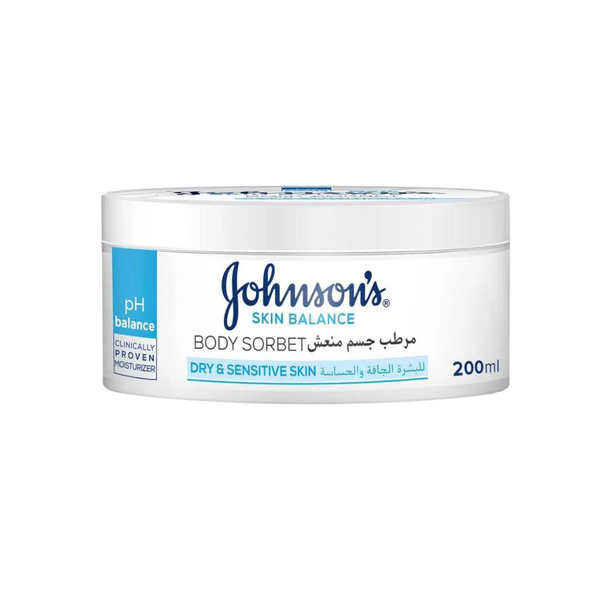 Johnson's Moisturizing Body Cream Dry Sensitive Skin 200ml