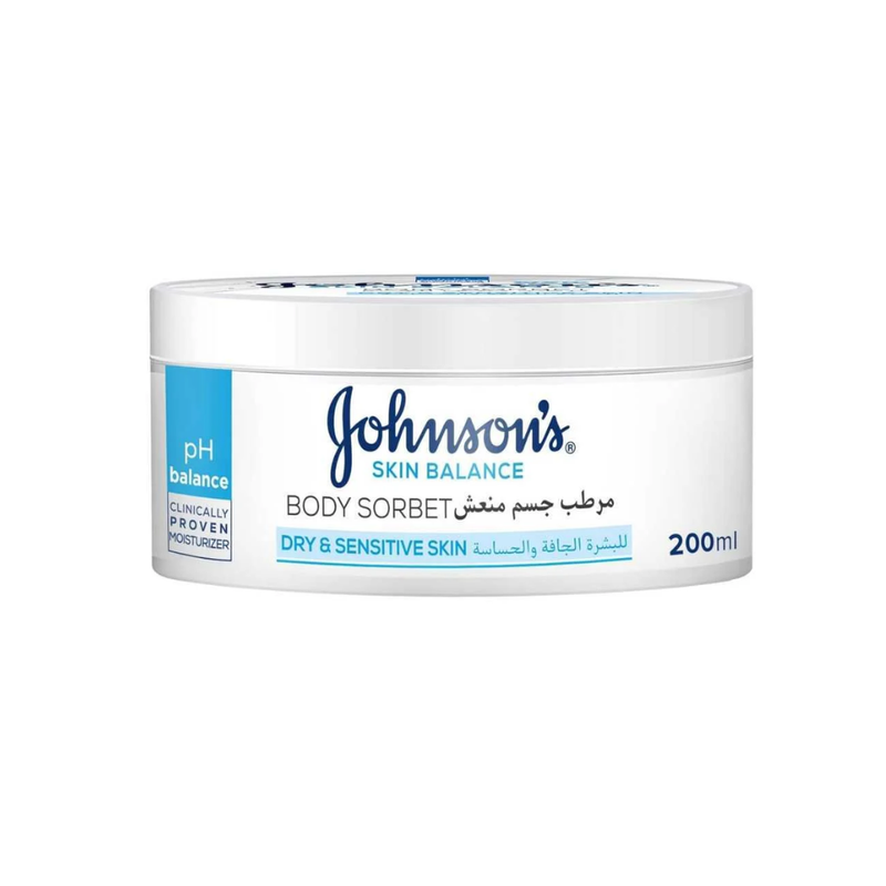 Johnson's Moisturizing Body Cream Dry Sensitive Skin 200ml