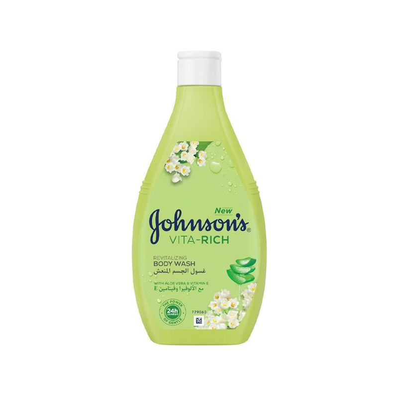 Best Smelling Body Wash Revitalizing Aloe Vera Vitamin E Johnson's 400ml