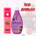 Johnson's Berry & Beatrice Shower Gel Set - Mixed Berry Scent 750ml + 250ml