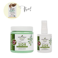 Garden Olian Sidr Hair Thickening Mask & Oil Set with Dark Brown Henna Dye