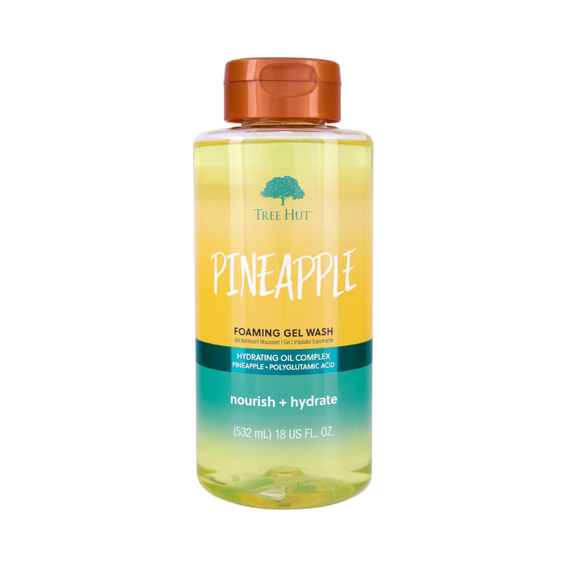 Tree Hut Pineapple Foaming Gel Body Wash Shea Butter 532ml