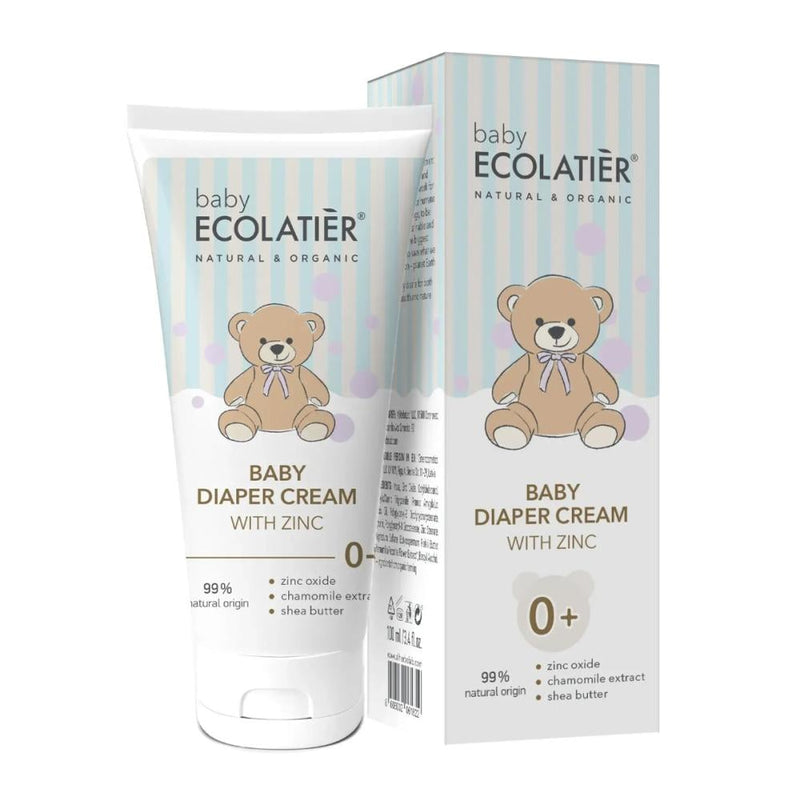 Zinc Oxide Diaper Cream Protective Formula ECOLATIER BABY 100ml