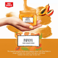 Cosmo Shea Butter & Papaya Sugar Scrub, Exfoliating Body Scrub, 450g