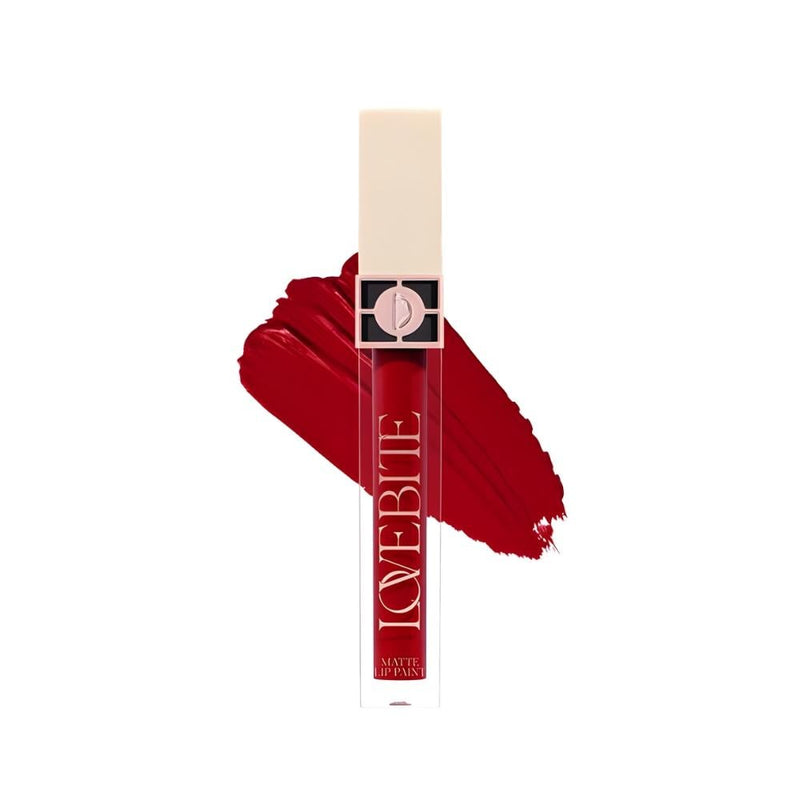 Character Love Bite Matte Liquid Lipstick CLV004 for Long-Lasting, Moisturized Lips