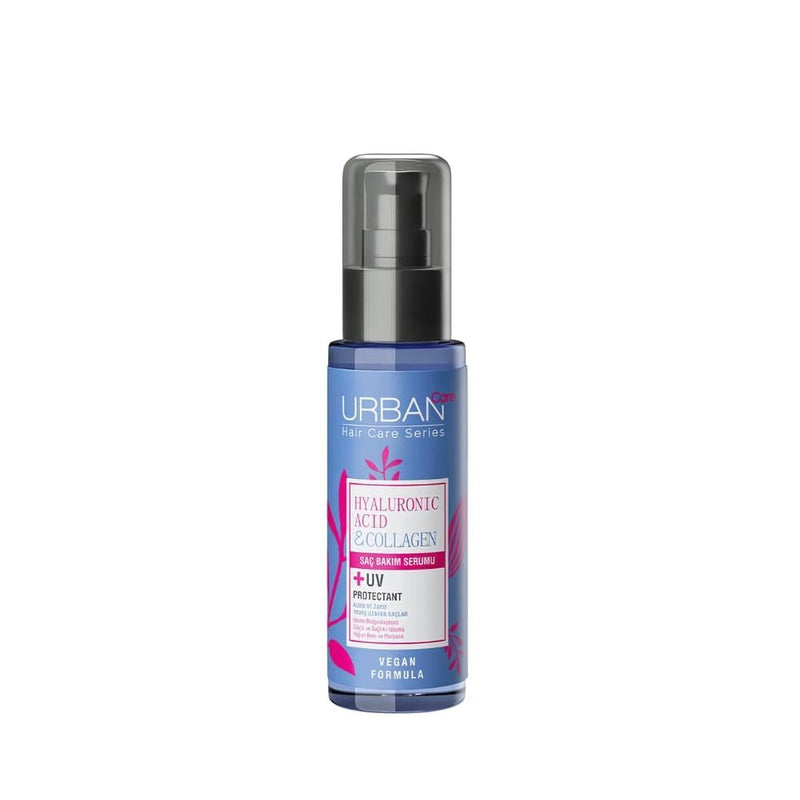 Urban Care Hyaluronic Acid & Collagen Hair Serum, UV Protection, 75ml