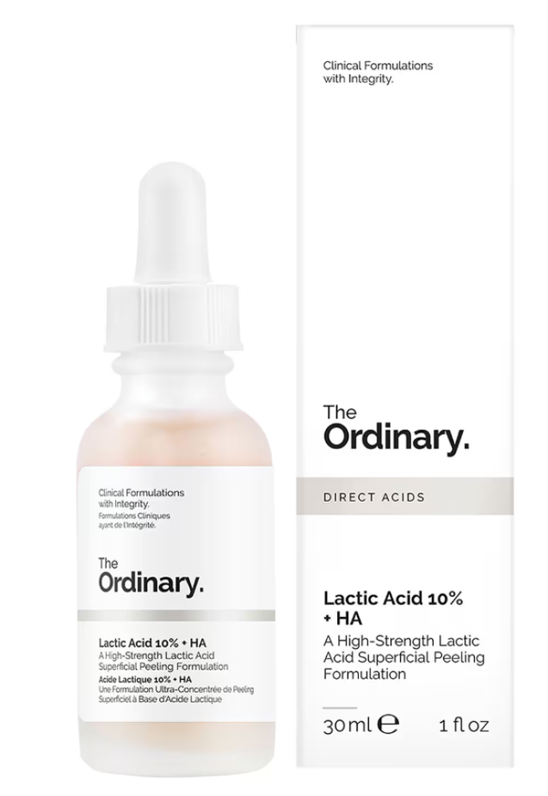 Lactic Acid 10% + HA Face Serum Exfoliating Texture The Ordinary 30ml