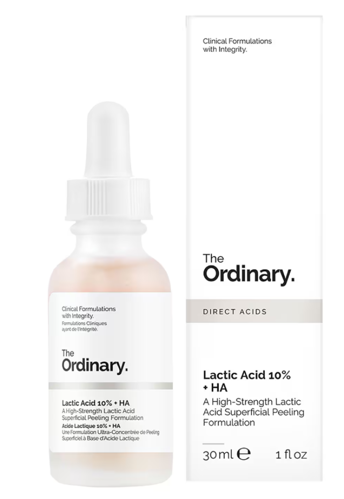 Lactic Acid 10% + HA Face Serum Exfoliating Texture The Ordinary 30ml