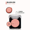 Flormar Powder Blush 102 Rose Pink, Pressed Formula