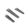 Beauty System Stainless Steel Nail Scissors Set - 3 Pieces