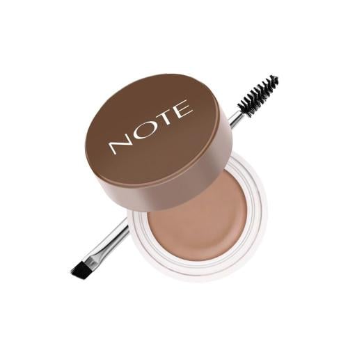 Note Pro Pomade Eyebrow Gel, Waterproof, Smudge-Proof, 02 Medium Brown