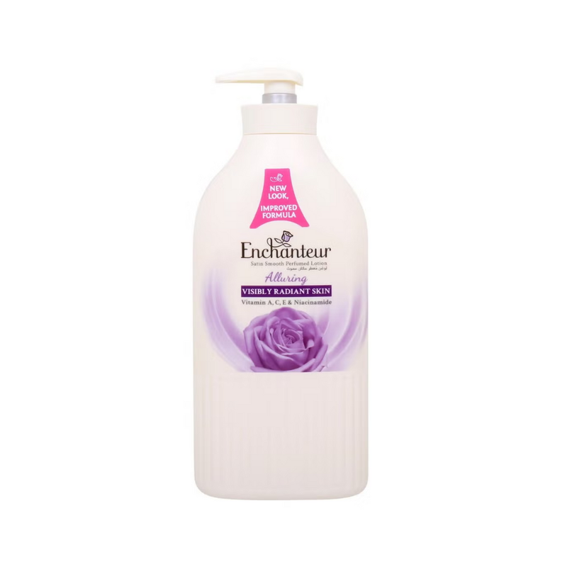 Enchanteur Fragranced Body Lotion, Aloe Vera and Olive Oil, 750ml