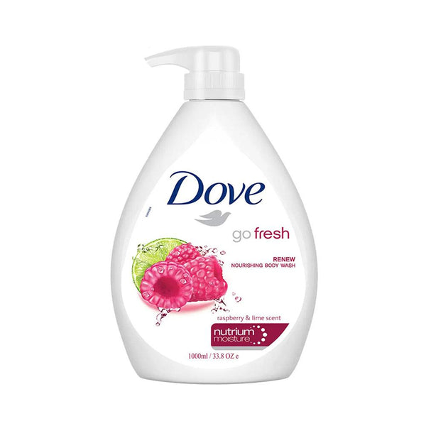 Dove Go Fresh Raspberry & Lemon Body Wash Refreshing 1000ml