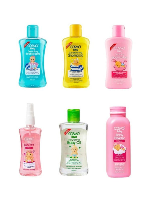 Cosmo Baby 6-in-1 Complete Baby Care Set