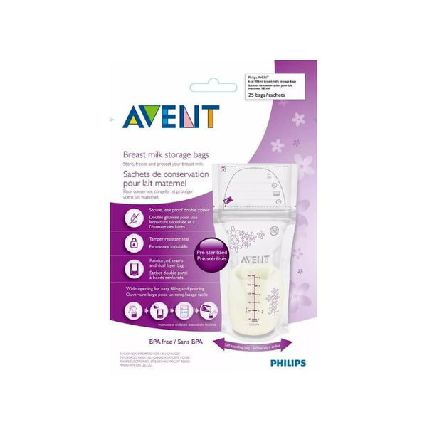 Philips Avent Breast Milk Storage Bags, 180ml, 25 Count