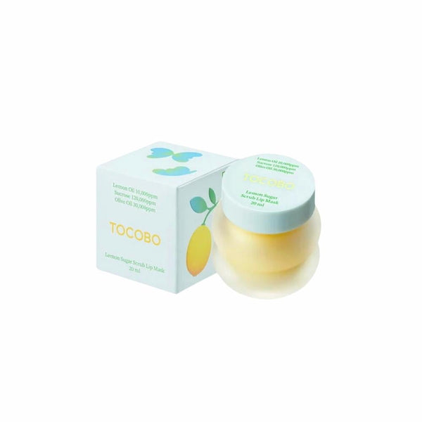 Tocobo Lemon and Sugar Exfoliating Lip Mask, Brightening, 20ml