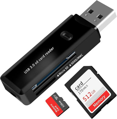 USB 3.0 SD/TF Card Reader – High-Speed Adapter