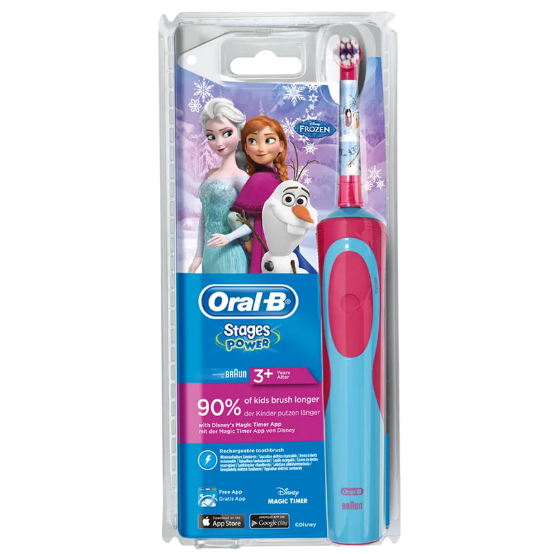 Frozen Kids Electric Toothbrush for Ages 3+ Oral B 1 Piece