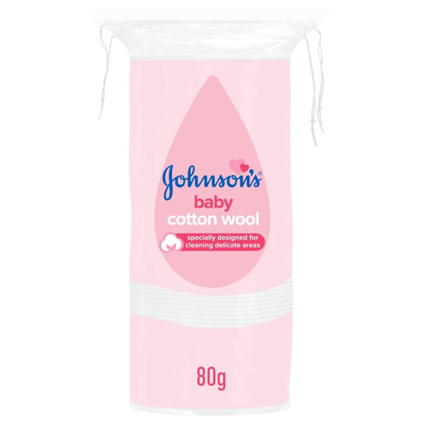 Cotton Wool Yarn Soft Absorbent Personal Care Roll Johnson 80g
