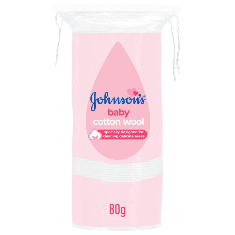 Cotton Wool Yarn Soft Absorbent Personal Care Roll Johnson 80g