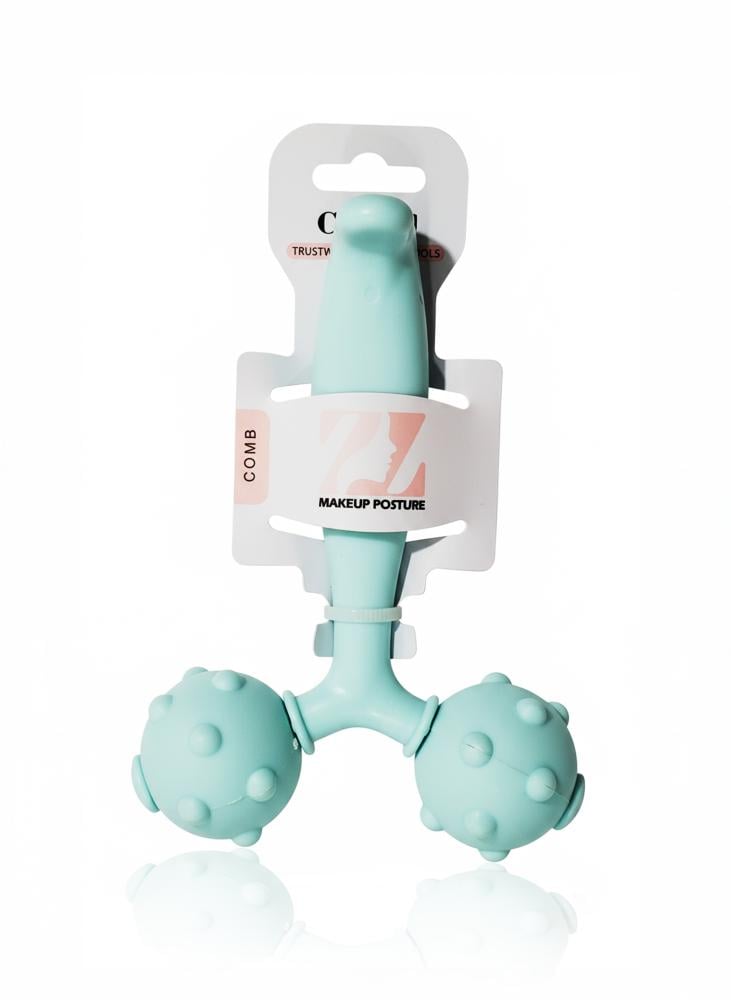 Textured Y-Shape Face Massage Roller for Skin Radiance - 1 Piece