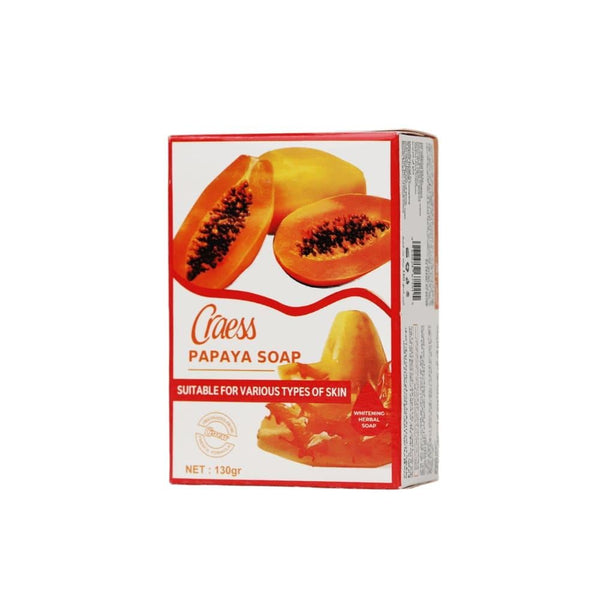 Natural Bar Soap Papaya Brightening Craess 130g
