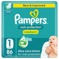 Pampers Diapers Taped Rash Protection Mega Pack Size 1 86 Count