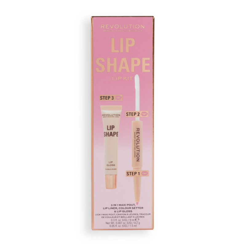 Buy Lip Kit Set Longwear Liner and Lipstick Pink Nude Revolution 2pc