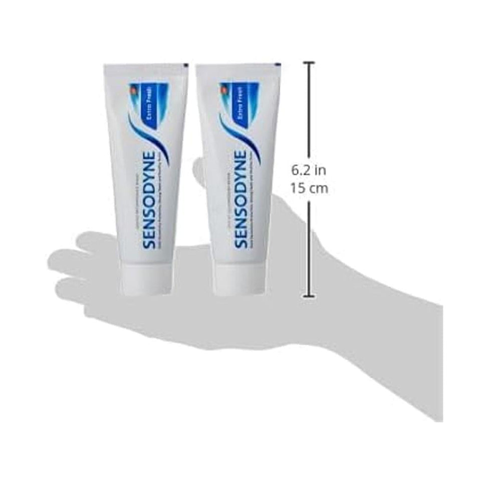 Sensodyne Extra Fresh Toothpaste for Sensitive Teeth Fresh Breath 75ml