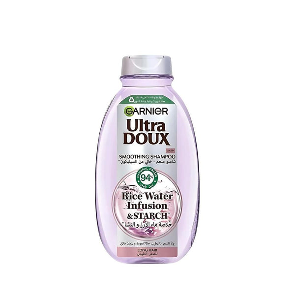 Garnier Ultra Doux Rice Water & Starch Shampoo, Sulfate-Free, 200ml