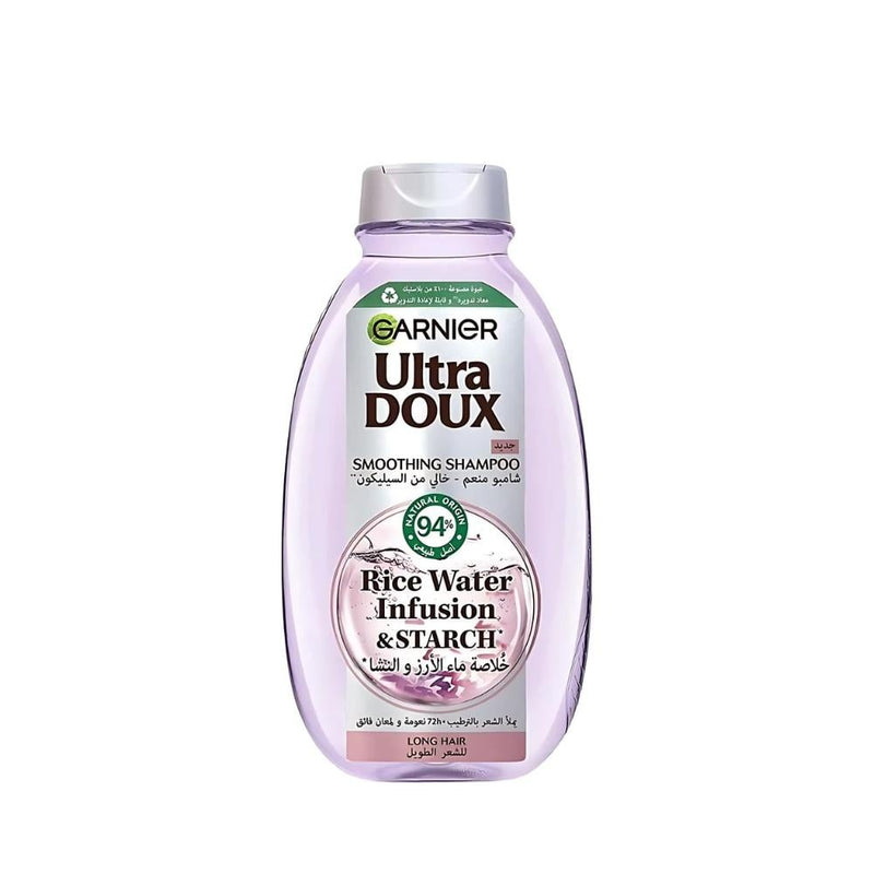Garnier Ultra Doux Rice Water & Starch Shampoo, Sulfate-Free, 200ml