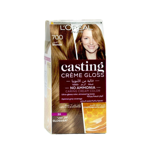 L'Oreal Paris Ammonia-Free Hair Color Blonde 700 180ml