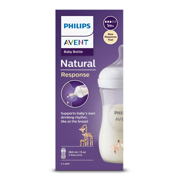 Feeding Bottle 500ml Patterned Design AVENT 260ml Giraffe