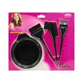 Viola Hair Dye Kit, 4-Piece Application Set, Brush, Bowl, Comb