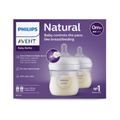 Feeding Bottle 500ml Natural Flow Multi-Pack AVENT 125ml 2Pcs