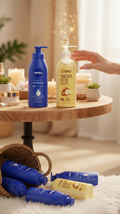Cosmo Shea Butter & Vitamin E, NIVEA Almond Oil Body Lotion Set 750ml + 400ml