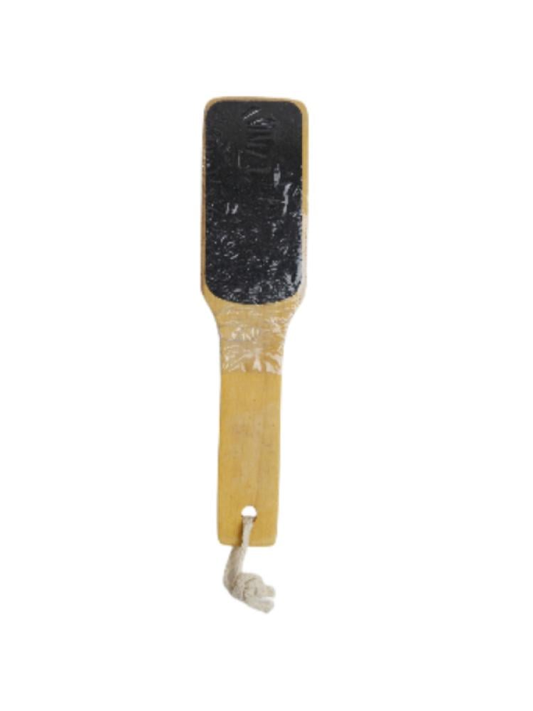Salon System Wooden Foot Scrubber - Two-Sided
