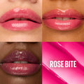 Maybelline Lifter Glaze Lip Gloss 03 Rose Bite Hydrating Glossy Finish
