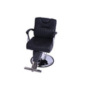 Salon System Black Hydraulic Haircut & Makeup Chair with Swivel Base