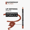 Flormar Waterproof Lip Liner in Hot Cocoa 243, Long-Lasting Pencil
