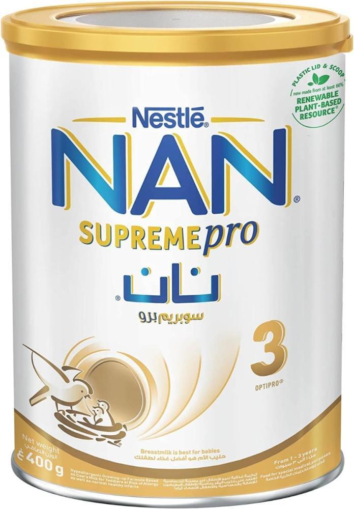 Nan Milk 1 3 Years Supreme Pro Toddler Formula Stage 3 400g