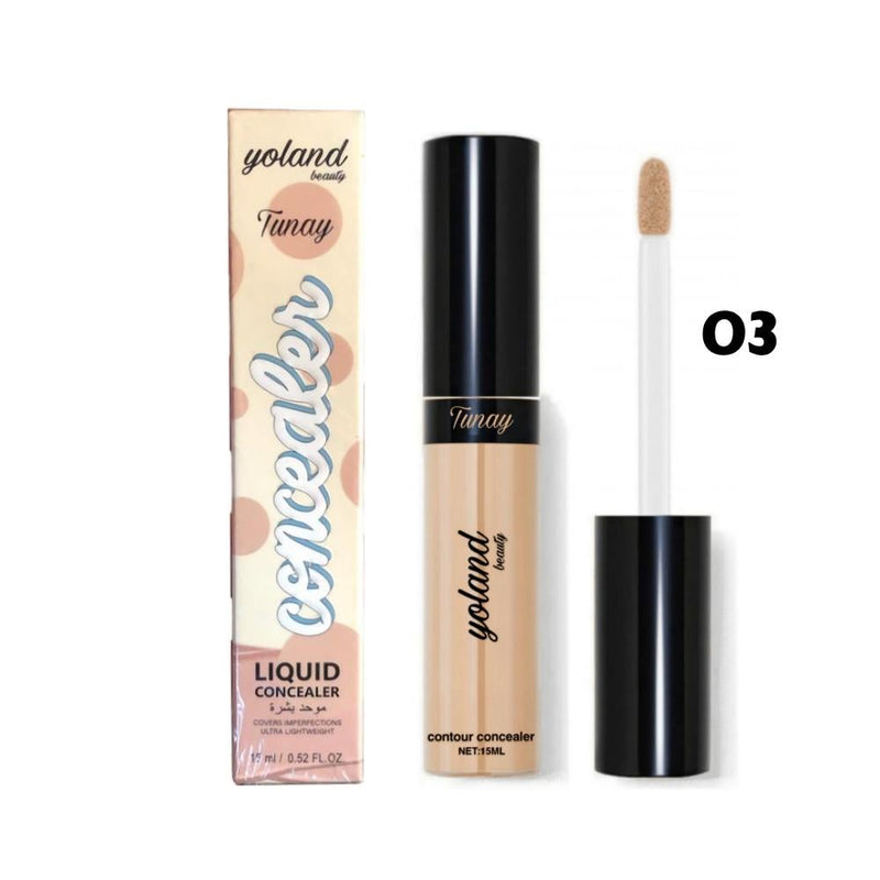 Yolande Beauty Twenty Concealer No. 3 Full Coverage & Long-Lasting 15ml