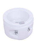 Salon System Pedicure Basin - White Round Design - 50cm