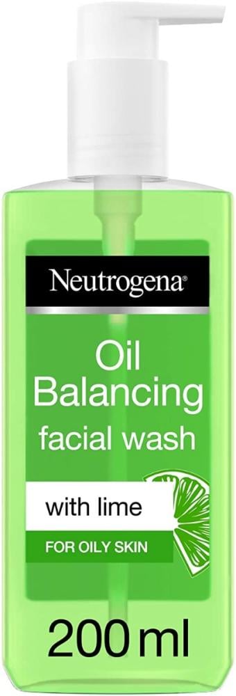Neutrogena Face Wash Oil Balancing Facial Wash With Lime 200ml