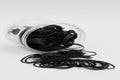 Hair System Elastic Hair Tie - Black, Small, 70g